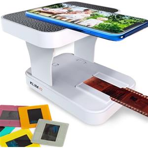 KLIM K2 Escáner de Negativos Y Diapositivas de 35 MM + Nuevo + Kit Digitalizador de Diaposistivas Y Escaner de Fotos + Tu Propio Servicio de Digitalización de Negativos en Casa Con Tu Móvil