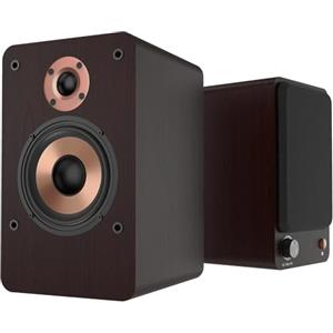 LONPOO Diffusori da Scaffale Bluetooth con USB, Casse acustiche hifi da 100 W, USB/AUX-in/Ottico/Coassiale, woofer da 4