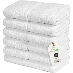 nice homeit Set 12 Lavette Mini Asciugamani 30x30 cm -Asciugamani Viso e Ospiti 100% cottone filato ad anello - per mani, neonati, trucco, cucina, casa e viaggi. Leggere, Morbide, Assorbenti.
