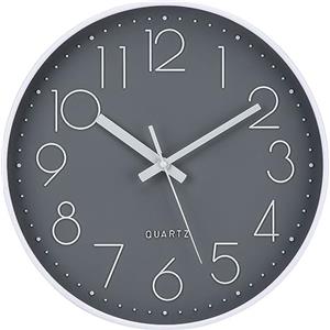 ACCSHINE Orologio da Parete Moderno, Silenzioso Senza Ticchettio, Orologio Muro Grande 30cm Numeri Semplice Classico Orologio al Quarzo per Camera da Letto, Scuola, Ufficio, Soggiorno, Cucina
