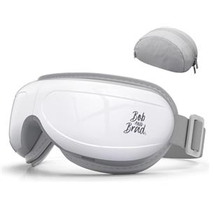 Bob and Brad EyeOasis 2 - Massaggiatore per occhi con calore, musica e Compressione, Maschera occhi elettrico Massaggiatore oculare per Alleviare occhi secchi, affaticamento degli occhi, Regali
