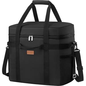 Lifewit Borsa Termica 40L, Borsa Frigo Grande per Uomini & Donne, Cooler Bag Portatile con Manici Multipli, Borsa Porta Pranzo, Lunch Bag per Picnic, Campeggio, Barbecue, Nero