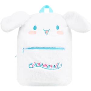 Hello Kitty Zainetto Bambina Adolescenti, Carina Kawaii Moda Peluche Zaino Viaggio per Bimba - Idee Regalo Ragazza (Cinnamoroll bianco)