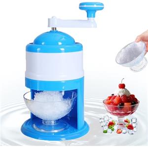 Shyllin Tritaghiaccio,Ice Slush Machine，Macchina per Rasoio per Ghiaccio Con Neve，Slush Machine，Ottimo per Frullati e Ghiaccio Tritato - Senza BPA (Blu)