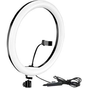 Générique Beauty FILL Light - Anello di luce, per foto Auxiliary Light LED Ring Ra, pompa con treppiede, Halo LED ricaricabile per la fotografia - luce, registrazione video Gray - Anello di selfie USB,