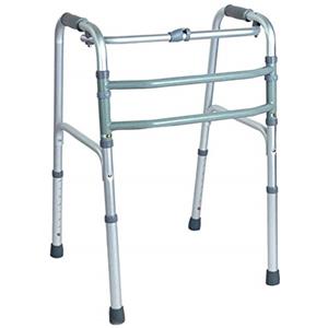 AnteaMED Deambulatore pieghevole, regolabile in altezza con 4 puntali