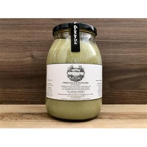 Generic Crema di Pistacchio al 40% - Dolce Spalmabile e Artigianale - Trasformata in Italia - da 1Kg - Per Panini, Dolci e altre ricette - Ideale per Bar, Ristoranti e Utenze