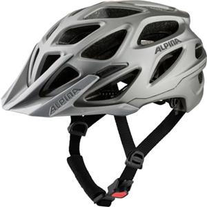 ALPINA MYTHOS 3.0 - Casco da bicicletta per adulti leggero e ben ventilato - Casco regolabile con cuscinetti antibatterici per un comfort e una protezione ottimali, colore argento scuro opaco, 57-62