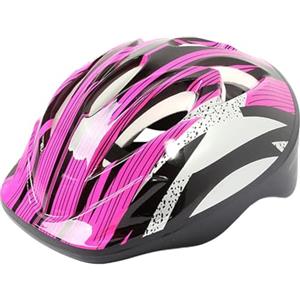 dzqad Casco da bicicletta per bambini - Casco da bicicletta assorbente gli urti, leggero e stabile, per ragazzi e ragazze (3-8 anni), casco multisport per bambini, regolabile, 53-55 cm, per biciclette