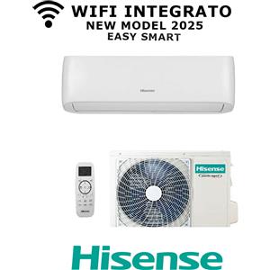 Hisense Climatizzatore Hisense EASY SMART 2025 WIFI INTEGRATO 12000 BTU Inverter CA35MR0BG + CA35MR0BW R-32