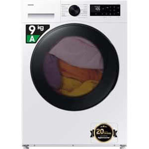 Samsung Lavasciuga Crystal Clean Slim WD90DG5G34BE, 9+5 kg, Wifi, Ecobubble, Vapore Igienizzante, AI Energy Mode, Carica Frontale, 60L x 85H x 48P cm