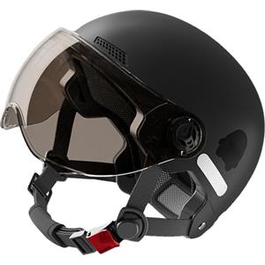 GTFYUDGH Casco Per Biciclette, Casco Monopattino Elettrico, Bicicletta Elettrico, Caschi Con Visiera, Caschi Da Ciclismo Resistenti Agli Urti Unisex Per Circonferenza Della Testa Circa 45-65cm