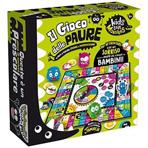 Lisciani Kids Love Monsters - Gioco da Tavolo Educativo per Combattere le Paure con Mostri Segna Posto