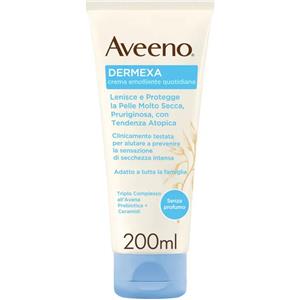 Aveeno Dermexa Crema Emolliente Idratante 200ml - Sollievo per Pelle Secca e Sensibile con Triplo Complesso all'Avena