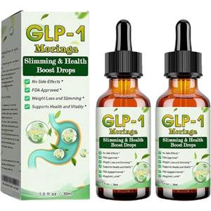 Wbietu HHVB GLP-1 Health Boost Gocce, GLP-1 Supplemento Gocce, HHVB Moringa organica GLP-1, Gut & Digestivo Immune & Energy Support, Promuovere la digestione intestinale (2)