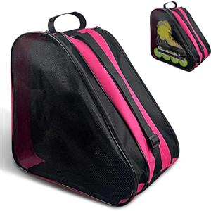 Dafencar Borsa pattini a rotelle per bambini, borsa pattini ghiaccio con tracolla regolabile, zaino per pattini a rotelle e borsa porta pattini a rotelle - ideale per pattinaggio artistico