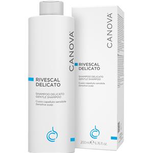 Canova Rivescal Shampoo Delicato 200 ml - Detergente per Cuoio Capelluto Sensibile e Capelli Danneggiati
