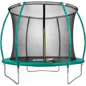 Mandelli Tappeto Elastico 305 cm con Rete di Sicurezza, Struttura in Acciaio Galvanizzato e Portata Max 150 kg