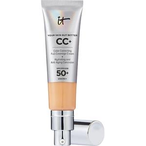 IT Cosmetics Your Skin But Better CC Cream - Fondotinta Alta Coprenza con SPF 50, 32 ml, Tonalità Medium Tan