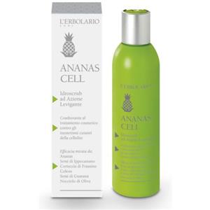 L'Erbolario ANANAS CELL IDROSCRUB 200 ML - Detergente corpo esfoliante e levigante per cellulite