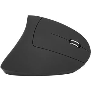 Tosuny Mouse verticale con cavo USB, prevenzione dalla sindrome del tunnel carpale, controllo ad alta precisione, pulsante ON/OFF, controllo wireless a 2,4 GHz, leggero, semplice(Nero)