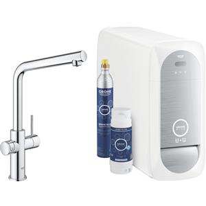 Grohe Blue rubinetto da cucina con filtro verticale StarLight Chrome 31454001