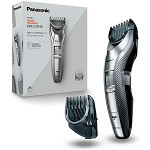 Panasonic ER-GC71-S503 Regolabarba e Tagliacapelli, 38 Lunghezze di Taglio da 1 a 20 mm, Lavabile, Taglio di Precisione, Argento