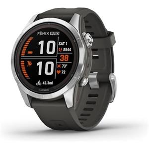 Garmin fēnix 7S Pro Solar, Smartwatch, Ricarica solare, 42mm, Torcia LED, Touchscreen 1,2