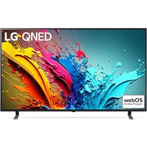 LG QNED 65'', Serie 85 2024, 65QNED85T6C, Smart TV 4K, Processore α8, Design slim, 20W, AI Picture Pro, 4 HDMI 2.1 120Hz, VRR, FreeSync Premium, Alexa, Wi-Fi, webOS 24, Telecomando puntatore