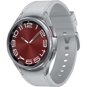 Samsung Galaxy Watch6 Classic LTE 43mm Smartwatch Fitness Tracker, Monitoraggio Benessere, Batteria a lunga durata, Ghiera Interattiva in Acciao Inox, Silver [Versione italiana]