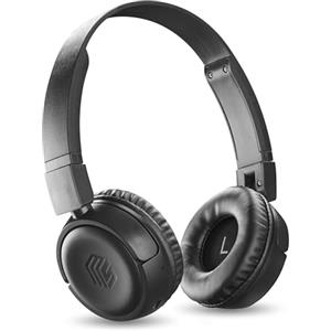 Music Sound - VIBED - Cuffia Bluetooth con Padiglioni Girevoli e Pieghevoli - Archetto imbottito per Massimo Comfort di Utilizzo - Play Time 35 Ore - Nero