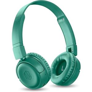 Music Sound - VIBED - Cuffia Bluetooth con Padiglioni Girevoli e Pieghevoli - Archetto imbottito per Massimo Comfort di Utilizzo - Play Time 35 Ore - Verde