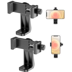 Lammcou treppiede supporto per telefono cellulare, Phone Clamp Mount per treppiede selfie stick monopiede, verticale e orizzontale supporto per telefono cellulare Tripod smartphone clip mount