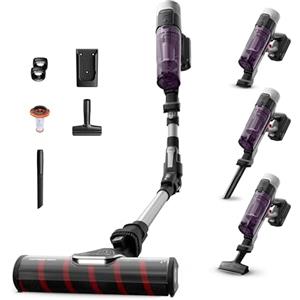 Rowenta X-Force Flex 9.60 Allergy Parquet, Scopa Elettrica Senza Fili, Aspirazione Potente, Leggera, 100 AW, RH2047WO