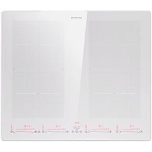 Klarstein Piano Cottura Elettrico 4 Piastre, Piasta Induzione 4 Fuochi a Basso Consumo, Piano Cottura Elettrico Vetroceramica con Zone Combinabili, Piastra Induzione 4 Fuochi Incasso Touch 7200W