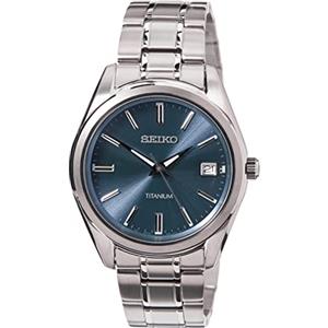 Seiko Orologio Analogico al Quarzo Uomo con Cinturino in Metallo SUR371P1