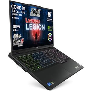 Lenovo Legion PRO5 Notebook Gaming, Intel Core i9-14900HX 24Core, RAM DDR5 64Gb, SSD 2TB (2 x 1Tb) Display 16