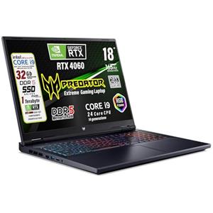acer Predator Helios Neo Notebook Gaming, Intel Core i9-14900HX, 24core fino a 5,8 GHz, RAM 32Gb DDR5, 1Tb SSD, Display 18