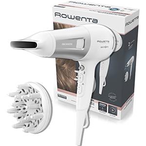 Rowenta CV5930 Powerline Asciugacapelli con Booster Ionico, Phon per Capelli 2100W, Tecnologia Effiwatts, Thermo Control, 1 Diffusore e 1 Concentratore, 6 Combinazioni di Velocità/Temperatura