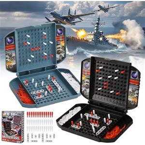 YAOZUP Gioco della Battaglia Navale, Gioco dell'affondamento delle Navi, Gioco da Tavolo Classico della Corazzata in Formato Ridotto, Gioco da Tavolo dell'affondamento delle Navi