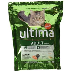 AFFINITY Ultima Cat - Cibo Secco per Gatti con Salmone e Riso, 4 x 400 g