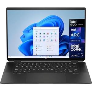 HP Spectre x360 16-aa0001sl Convertibile, Intel Core Ultra 7 155H, Intel Evo Edition, Copilot, AI, RAM 16GB LPDDR5, SSD NVMe 1TB, Display Touch, 2.8K OLED VRR 120Hz 400 Nits, Windows 11, Nero