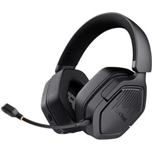 Trust Gaming Trust GXT 1493 Ravox Cuffie Gaming Wireless Bluetooth + 2.4 GHz per PS5 PS4 Switch PC Mobile, Driver da 50 mm, Batteria da 70 Ore, Bassa Latenza, Cuffie Bluetooth Over Ear con Microfono, Nero
