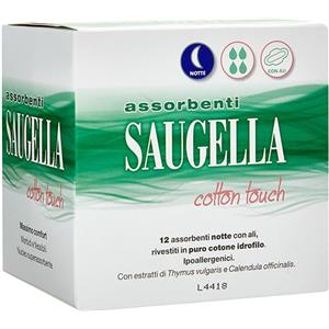 Rottapharm S.P.A Saugella 12 assorbenti notte cotton touch