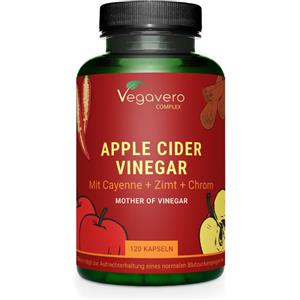 Vegavero Aceto di sidro di mele con zenzero - 120 Vcaps