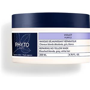 Phyto Violet Maschera 200ml - Maschera Anti-Giallo Riparatrice per Capelli Biondi e Sensibili