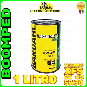 1 litro BARDAHL TECHNOS XFS 5W-30 OLIO MOTORE AUTO SINTETICO C2 C3 (latta 1 LT) BD63
