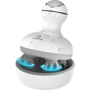Comfier Massaggiatore Cuoio Capelluto Cordless - Massaggiatore Testa Impermeabile 4 Modalità 4 Testine 84 Nodi di Massaggio, regali per donna/mamma/moglie/uomo