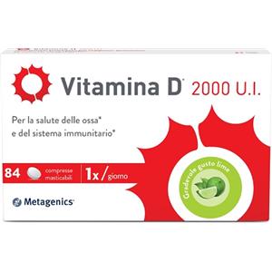 METAGENICS BELGIUM BVBA VITAMINA D 2000 UI 84 COMPRESSE