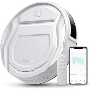 LEFANT M210 Robot Aspirapolvere, Aspirazione 2200Pa,Robot di ricarica automatica ultrasottile,Pulizia della casa,Autonomia 120 min, 6 Modalità di Pulizia,Wi-Fi/App/Telecomando